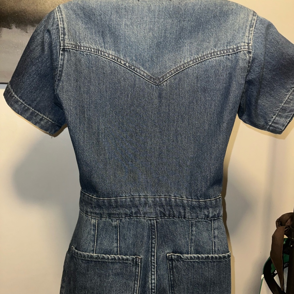 Free People Denim Jumpsuit - Picture 4 of 9